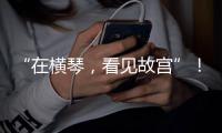 “在横琴，看见故宫”！这场活动有数字故宫体验展→