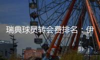 瑞典球员转会费排名：伊萨克居首&伊布次席，伊兰加6140万欧第三