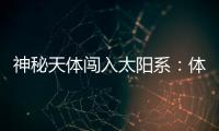 神秘天体闯入太阳系：体积惊人，秒速疑超60公里，年底到达近地点