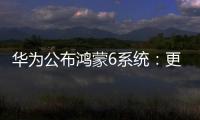 华为公布鸿蒙6系统
：更开放、更流畅
、更智能