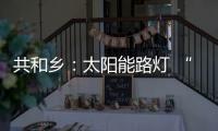 共和乡：太阳能路灯 “点亮”小山村