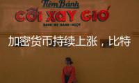 加密货币持续上涨，比特币突破12.26万美元