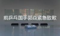 前乒乓国手郭焱紧急致歉！陈熠3