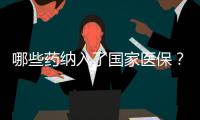 哪些药纳入了国家医保	？用它随时查→