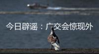 今日辟谣
：广交会惊现外国厂商诈骗集团，还和主办方起冲突？