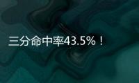 三分命中率43.5%！Scotto�：太阳和41号秀科比