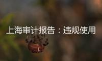 上海审计报告�：违规使用21亿元土地补偿费	，消费券出现乱象