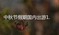 中秋节假期国内出游1.07亿人次，总花费510.47亿元