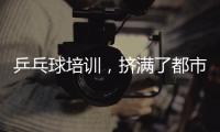 乒乓球培训，挤满了都市打工人