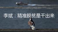 李斌�：精准脱贫是干出来的