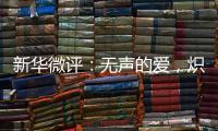 新华微评：无声的爱
，炽热的中国心