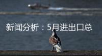 新闻分析：5月进出口总值略有回调	，怎么看？