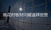 桃花村板材闪耀迪拜世贸中心，以匠心品质征服国际市场