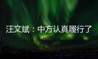 汪文斌：中方认真履行了安理会轮值主席职责，得到会员国高度评价