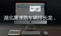 湖北高速路车辆排长龙，工作人员沿途送食物
