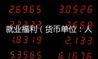 就业福利（货币单位�：人民币）