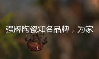 强牌陶瓷知名品牌，为家居添加几何素色色彩