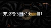 弗拉格今日31分，自10年沃尔后拉斯维加斯夏季联赛状元秀单场最高得分