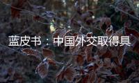 蓝皮书
：中国外交取得具有里程碑意义的成果