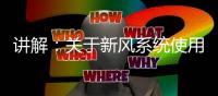 讲解	：关于新风系统使用费用及维护费用问题