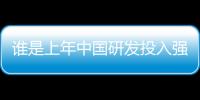 谁是上年中国研发投入强度最高的企业？