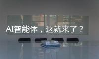 AI智能体
，这就来了
？