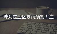珠海这些区暴雨预警！注意防御	！