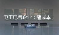 电工电气企业	：缩成本
，重个性，强产品，新方向
