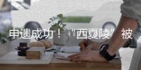 申遗成功！“西夏陵”被列入《世界遗产名录》