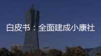 白皮书	：全面建成小康社会开辟人权事业新境界