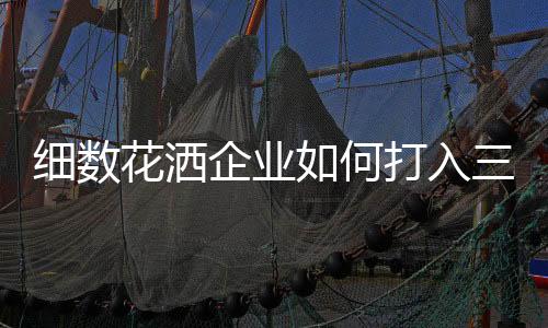 受花洒产品自身的入线限制
