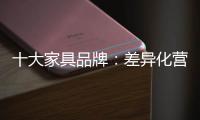 十大家具品牌
：差异化营销 中小卖场夹缝生存