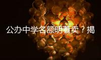 公办中学名额明着卖？揭秘招生季“学托”的离谱套路