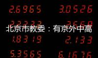 北京市教委
：有京外中高风险地区旅居史的中小学师生等暂不返京