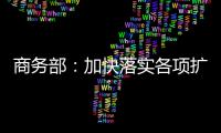 商务部：加快落实各项扩消费政策措施
