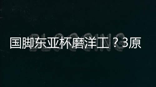 国足纯粹是东亚应付差事