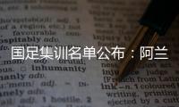 国足集训名单公布
：阿兰首次入选艾克森领衔