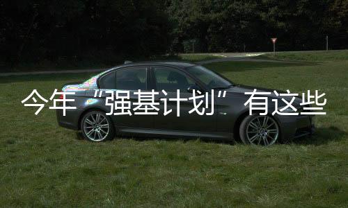 强基计划新材料、今年厚基础