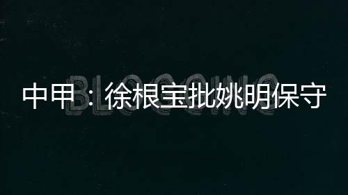 中甲的徐根宝率队冲超成功