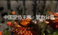 中国足协主席：管办分离，中足联已经获批准成立