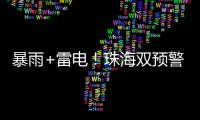 暴雨+雷电
！珠海双预警生效
	！