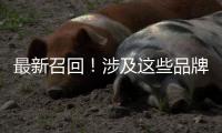 最新召回！涉及这些品牌车辆