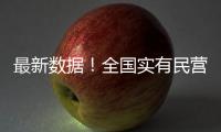 最新数据	！全国实有民营经济组织1.85亿户