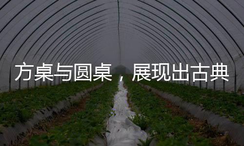 圆桌这种圆桌的展现套装摆设