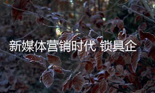 形成较好的新媒销宣传效果