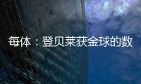 每体：登贝莱获金球的数据几乎完美无缺
，唯一的瑕疵就是决赛失利