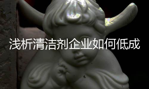 在传统的浅析清洁营销模式下