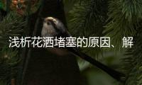 浅析花洒堵塞的原因、解决办法及注意事项