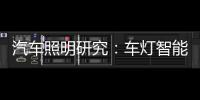 汽车照明研究：车灯智能化�，六大技术路线齐上阵
