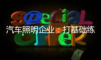 汽车照明企业�：打基础练“内功” 谋转型提升软实力